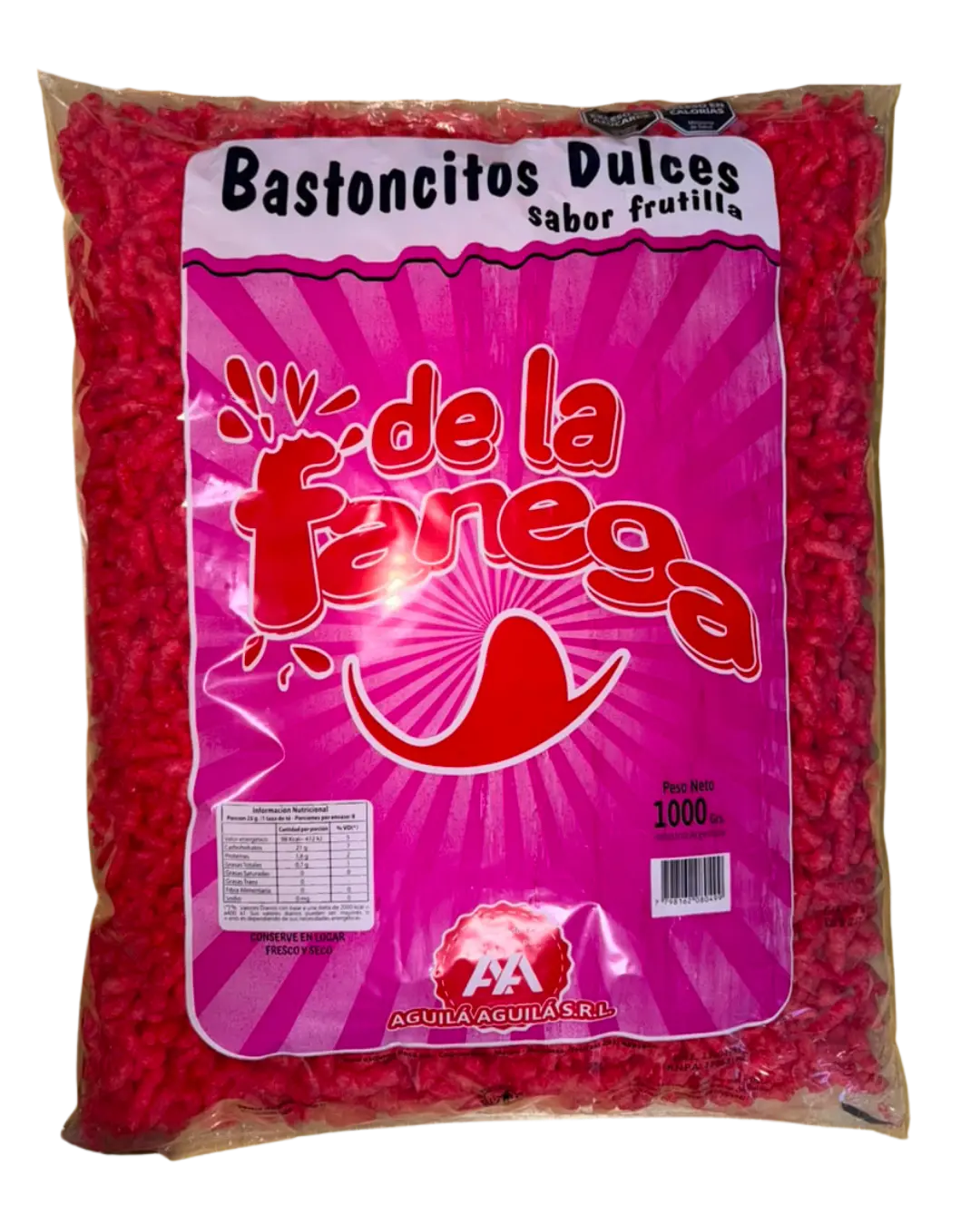 Bastoncitos Dulces de Frutilla