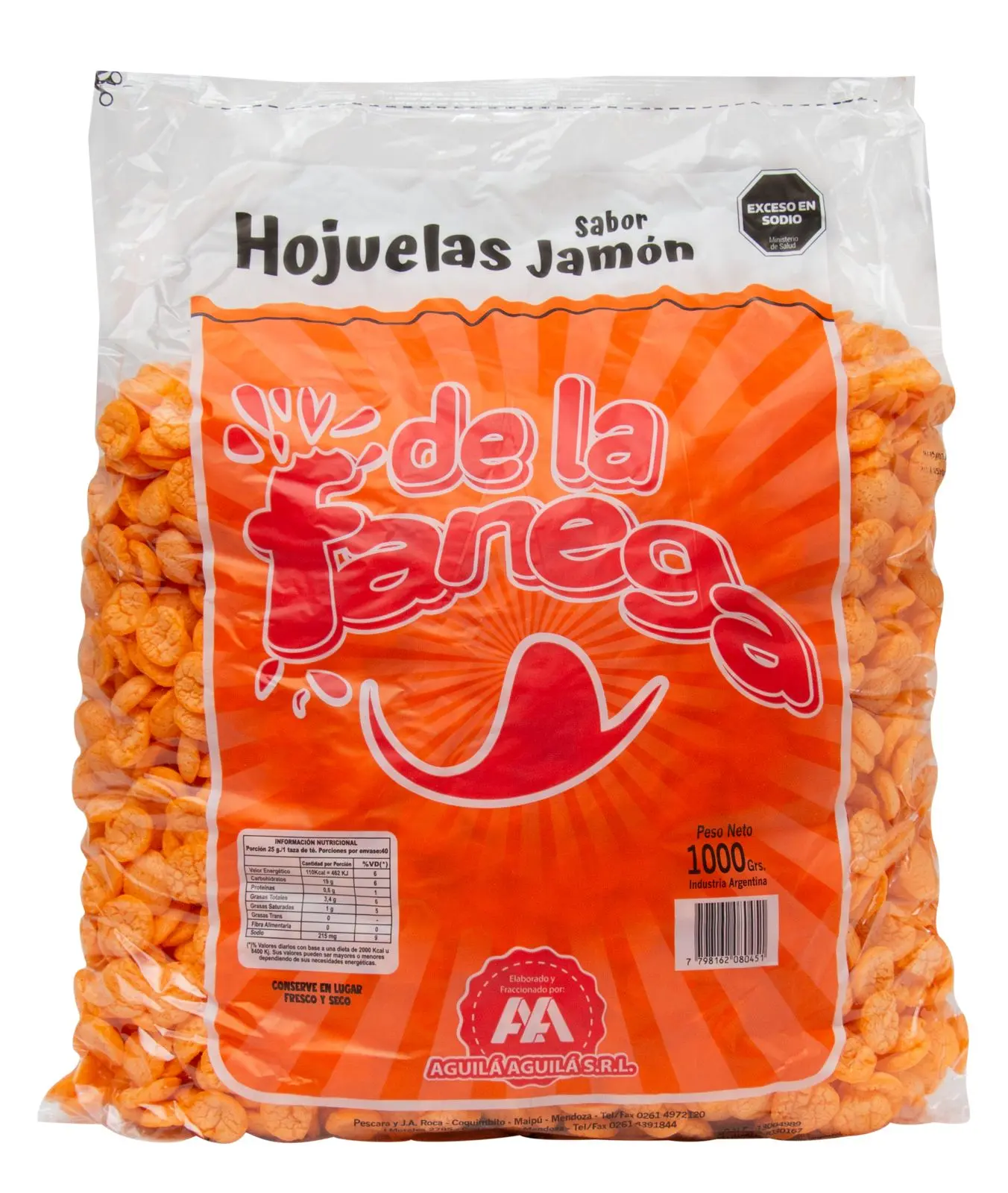 Hojuelas de jamón